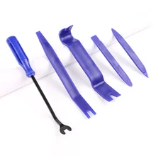 

5pcs/set Car Door Clip Panel Audio Video Dashboard Removal Kit Installer Prying Tool Navigation Disassembly Auto Nail Puller