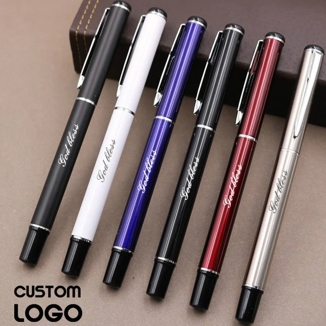 250 Personalized Erasable Gel Pens, Business Name Logo Pens Bulk