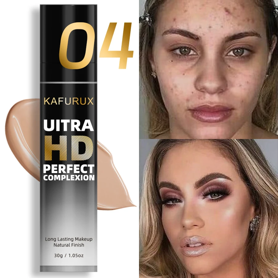 8-Color Matte Oil-Control Foundation Cream - Waterproof Full Coverage Concealer