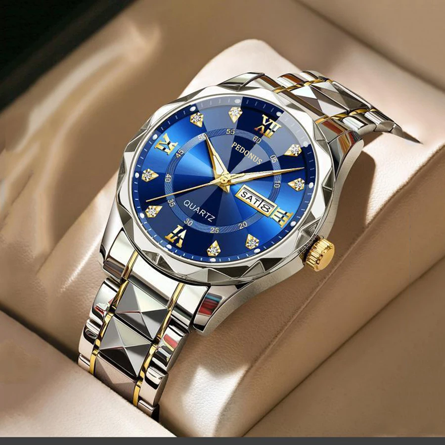 Men's Luxury Waterproof Quartz Watch Date Calendar Fashion Business