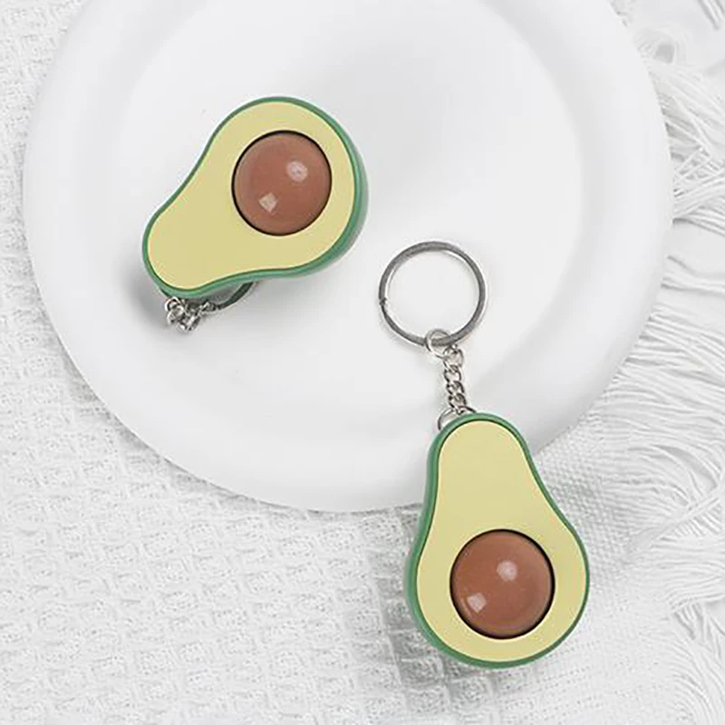 Avocado-Massageperlen-Schlüsselanhänger, Entspannungsspielzeug, Mini-Finger-, Handgelenk- und Nackenmassagegerät, lustiger Frucht-Anhänger, kreativer Schlüsselanhänger – Detail 9