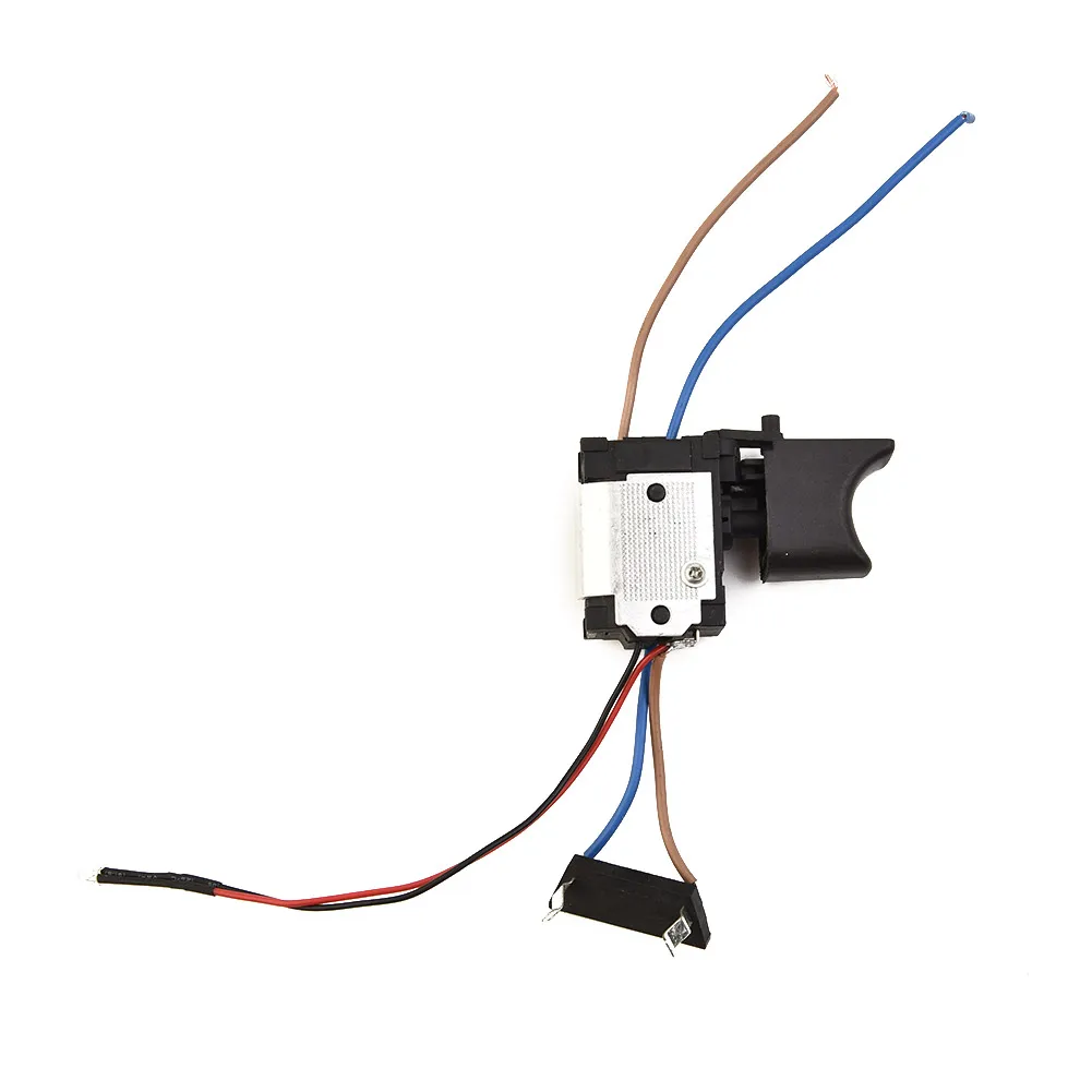 1pc Electric Drill Dustproof Speed Control Push Button Trigger Switch DC 7.2-24V Cordless Drill Switch Replacement