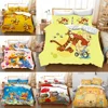 Winnie The Pooh Bedding Sets Comforter Quilt Cover Bed Cover Duvet Cover Pillow Case 2-3 Pieces Sets Kids Adult Size Home Decor 1