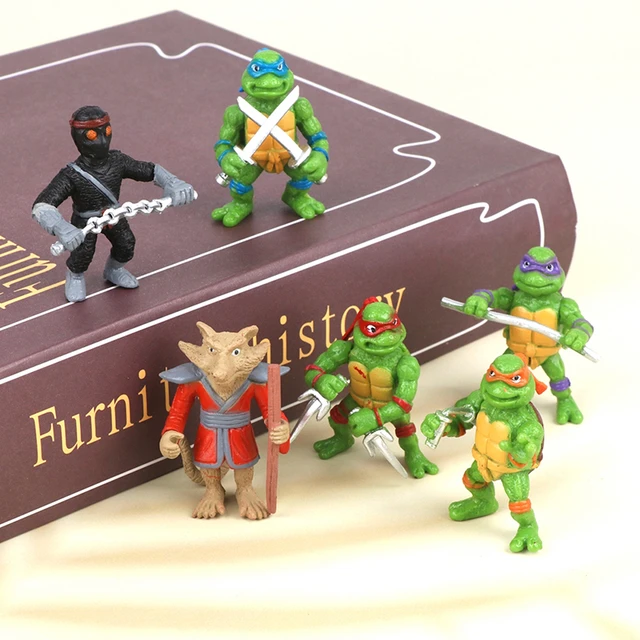 Kit Tartarugas Ninja - Donatello Michelangelo Raphael e Leonardo - TMNT -  MiniCo - IMMER