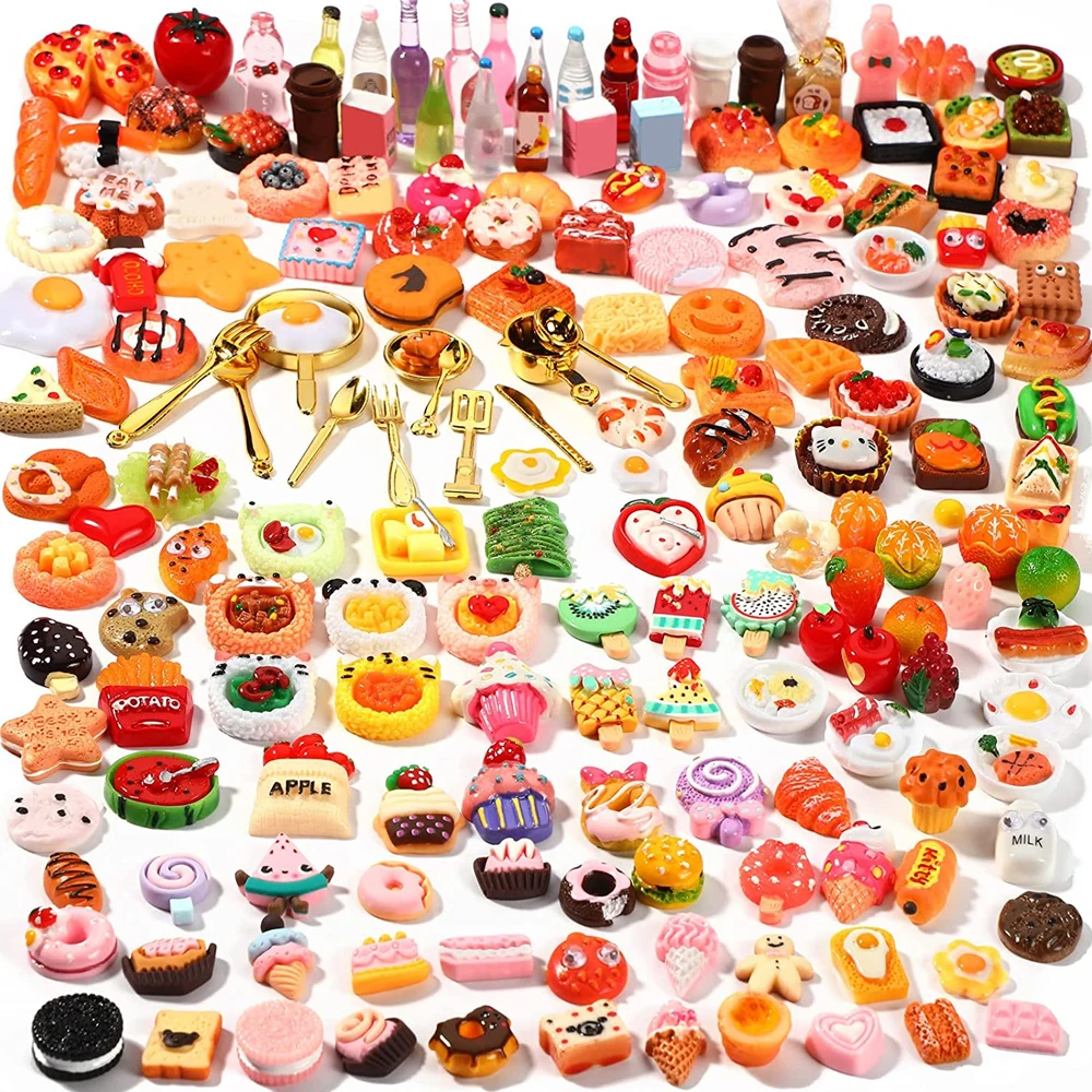

1:12 Miniature items Dollhouse Food Snacks Ice Cream Dessert Drinks Toy for Blythe Barbies BJD Doll Decoration Accessories Toys