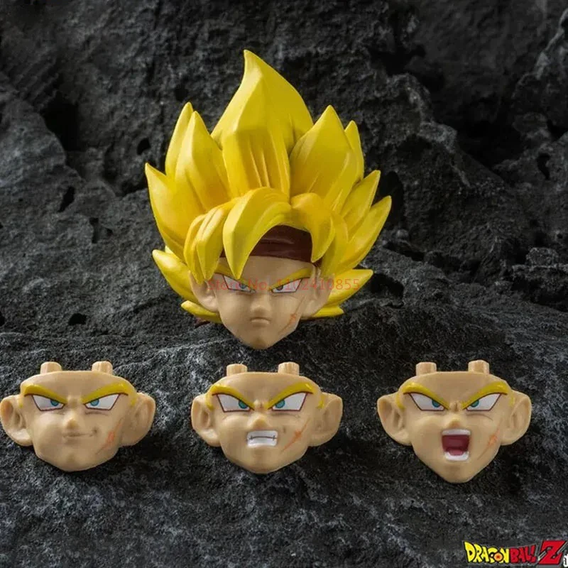 

Shf Dragon Ball Figure Enchanted Poseable Demonic Horse Bardock Super Saiyan Head Sculpt Accessory Pack Poseable Action Figure