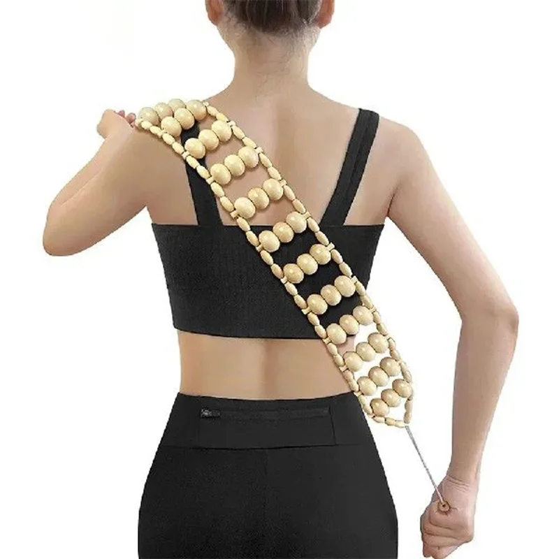 Wood-Back-Massage-Roller-Rope-Wood-Therapy-Cellulite-Massage-Tools-Self