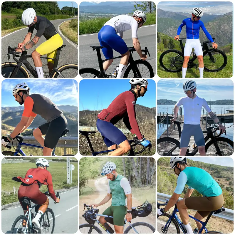 DAREVIE Men's Cycling Bretelle Seamless 2.0 PRO Level Men Cycling Shorts 6H 500KM Ride Men's Cycling Bib Shorts 4-Way Stretch - Image 2