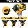 2000N.m 20V Brushless Electric Impact Wrench Rechargeable Li-ion Battery 1/2" Socket Wrench Cordless Wrench Plastic Box Tools 3