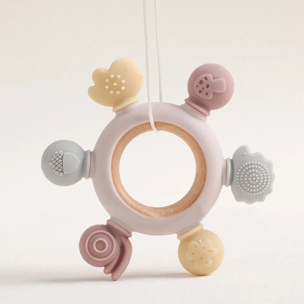 

AnGku Baby Teething Toys BPA-Free Teethers for Newborn 3-12 Months