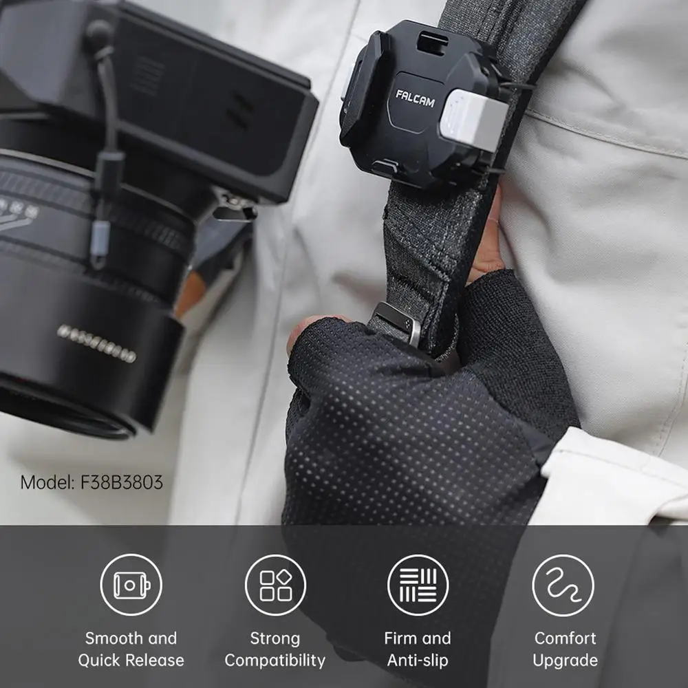F38B3802 Quick Release Plate Kit for Backpack Straps V2,MAX. Payload 30kg Tripod