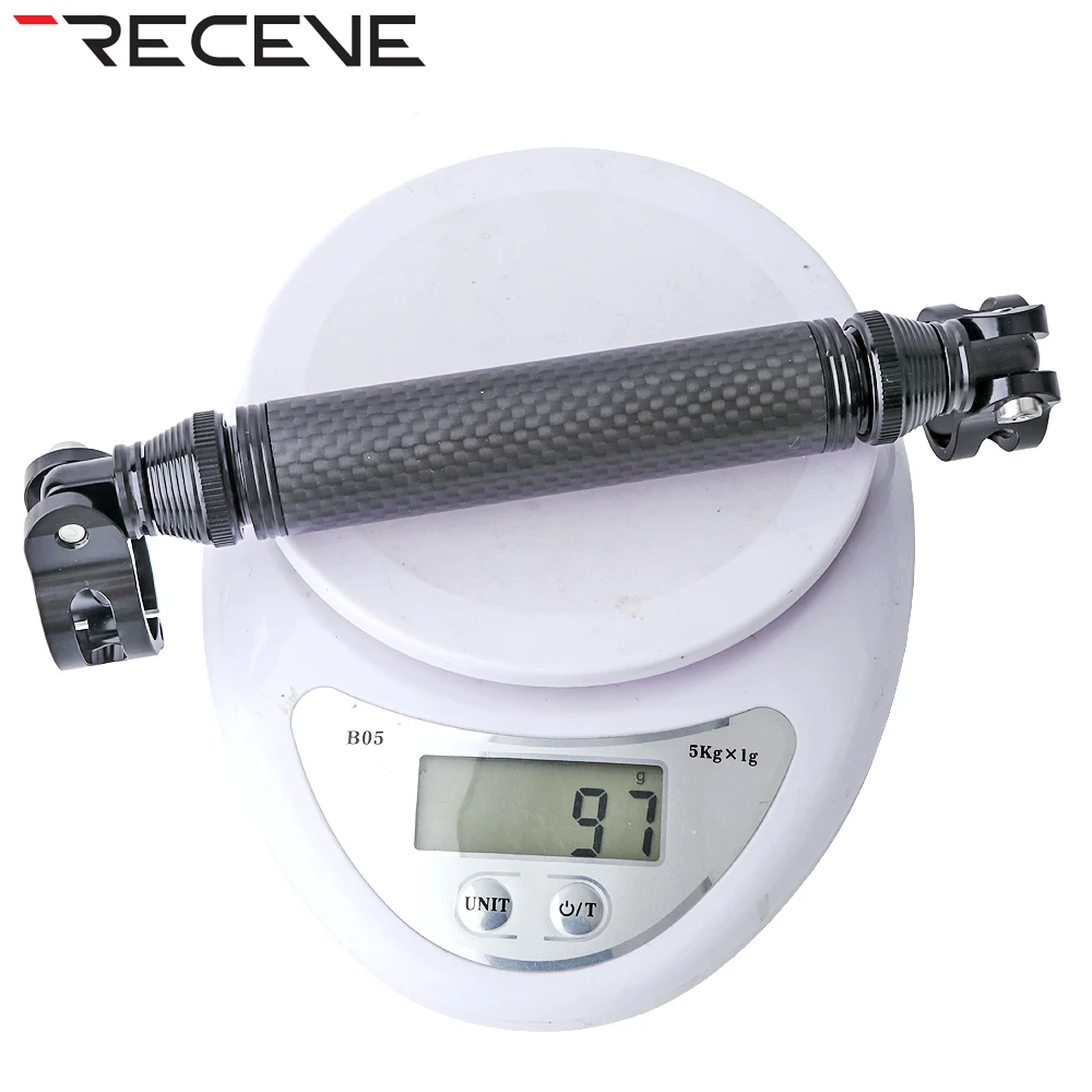 RECEVE Folding Bike Telescopic Rod Bicycle M Shape Handlebar Brace Bridge Extender Swallow-shaped Handlebar Holder For Brompton