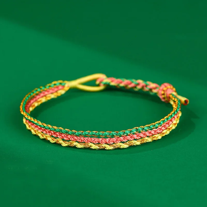 Handmade Chinese Style Thread Bracelet for Women