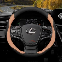 Leather Car Steering Wheel Cover for Lexus UX250h ES350 IX 600 CT200h ES IS RX NX 300h 400H IX570 RX400h IS460 IS400 RX450h 5