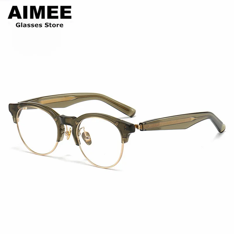 designer-round-titanium-acetate-glasses-frame-japanese-handmade-men-women-prescription-eyeglasses-optical-spectacles-eyewear-new