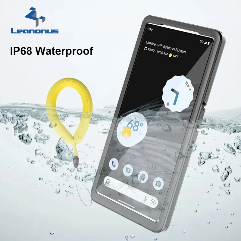 

360 полностью герметичный IP68 подводный телефон для Google Pixel 7 6 Pro 6A водонепроницаемый корпус сверхмощный чехол для плавания дайвинга подводного плавания