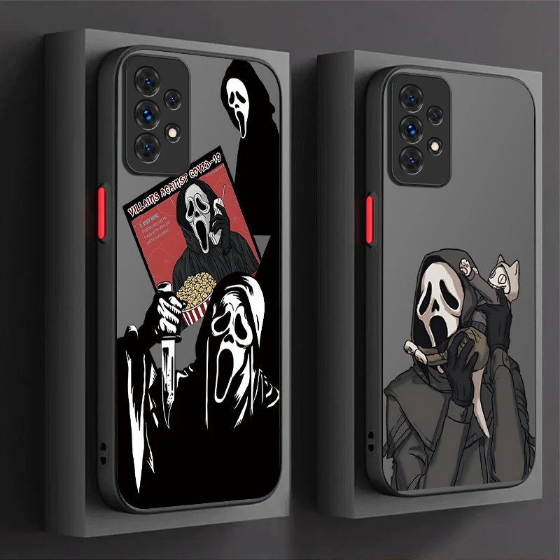 Scary Death Scream Ghost Soft Phone Case