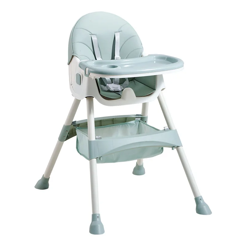 Baby Dining Chair Collapsible Adjustable Child Table Chair Baby Chair