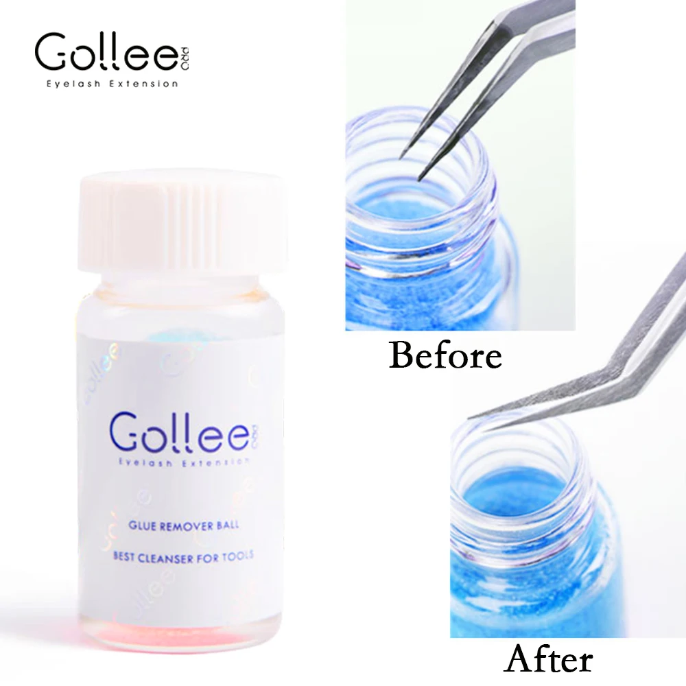 Gollee Eyelash Glue Remover Liquid 15ml Alcohol Cleaning 1 2s Cleaning