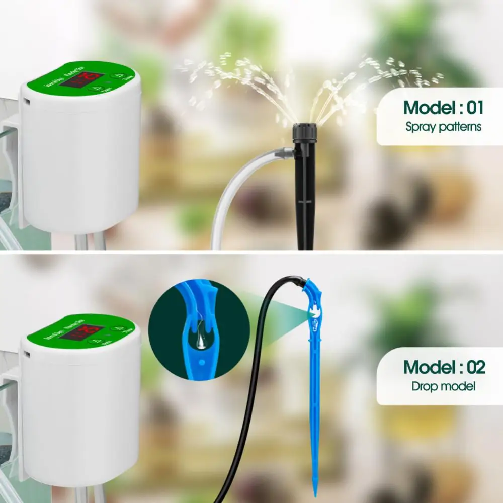 

Pump Intelligent Drip Irrigation Water Pump Timer System Garden Automatic Watering Device Solar Energy ChargingPotted Plant