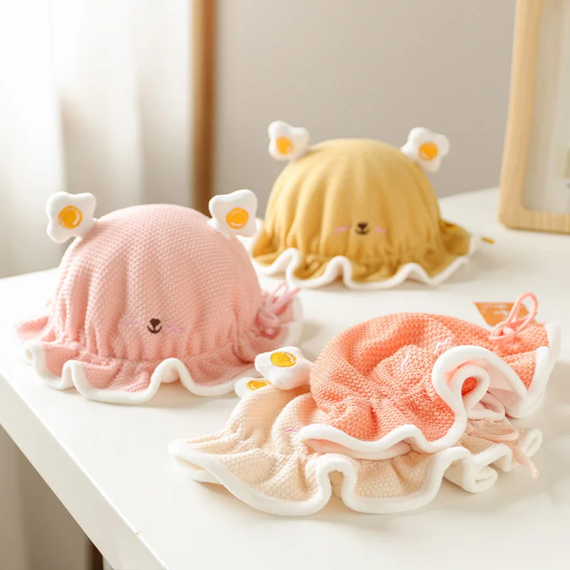 

Newborn Girls Cute Cartoon Bear Ear Baby Hat Cute Autumn And Winter Plush Super Cute Baby Fisherman Hat Baby Beanie 5-12 Month