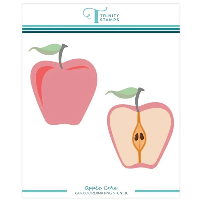 

New 2023 Apple Core Stencils Scrapbooking For Paper Making Frame Card no Clear Stamps Metal Cutting Dies