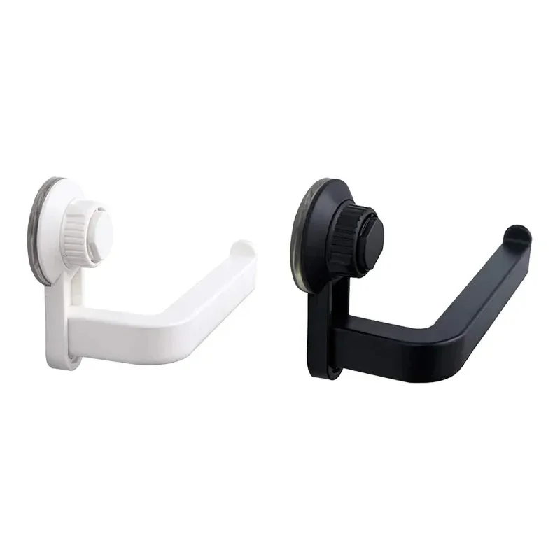 Bathroom Paper Roll Holder No Punching Wall Mounted with Suction Cup Towel Roll Dispenser for Toilet Kitchen