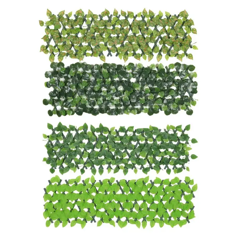 

Забор из плюща, защитный экран для сада, забор для домашней обстановки, настенное украшение, зеленый забор, экран для частной жизни из искусственного забора, панели с цветами