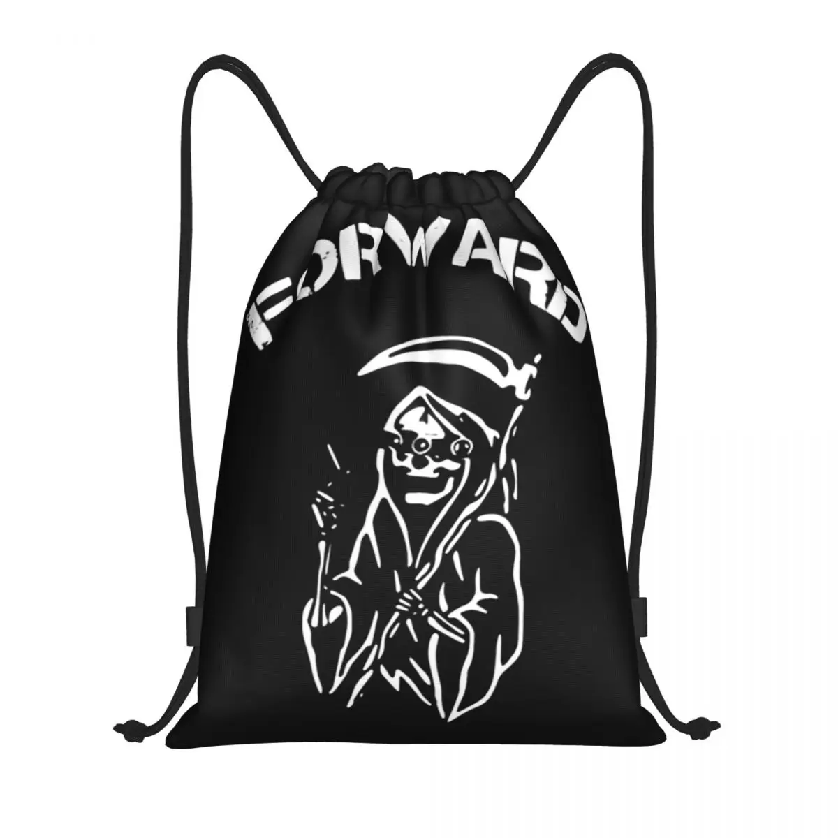 

FOG Forward Observations Group Drawstring Backpack Sports Gym Sackpack Water Resistant String Bags for Running