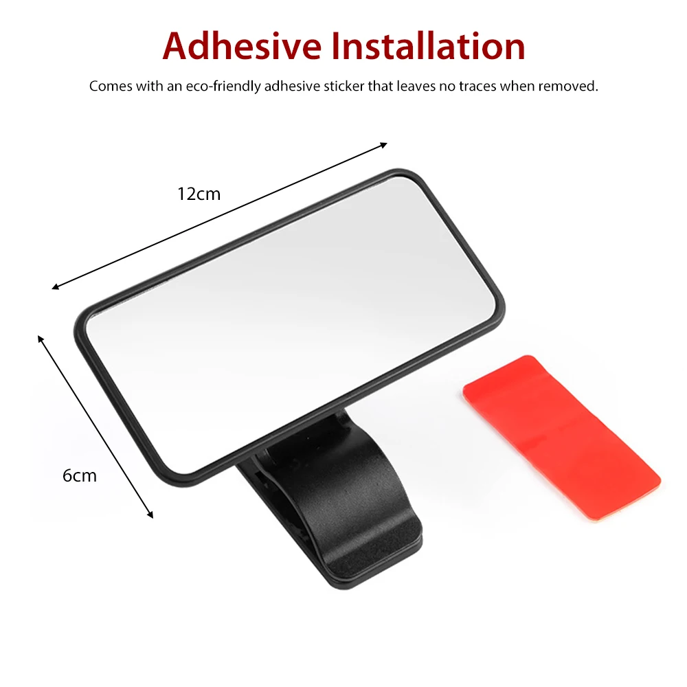  자동차 거울 조정 가능한 자동차 인테리어 후면보기 미러, 자동차 트럭 SUV 용 범용 비산 방지 어린이 관찰 거울
