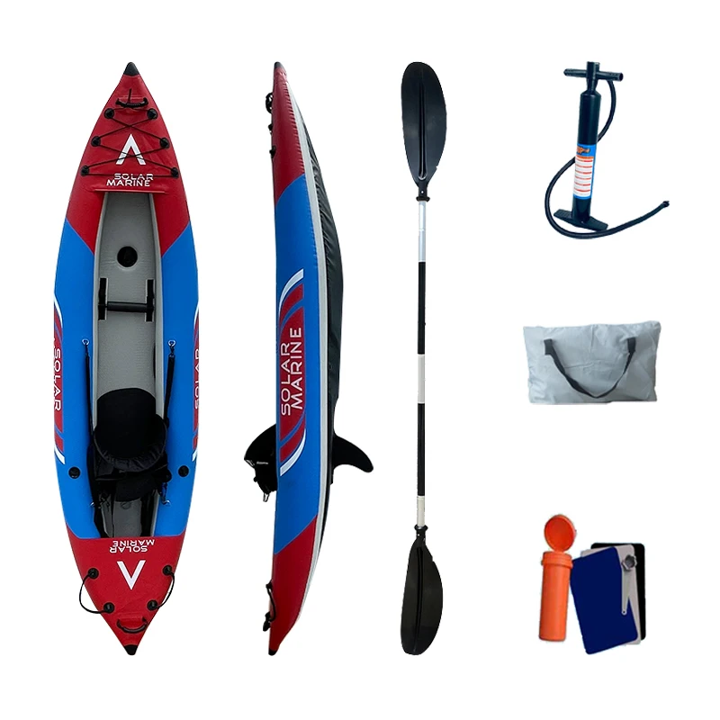 Solarmarine Inflatable Double Brushed Kayak, Competition
