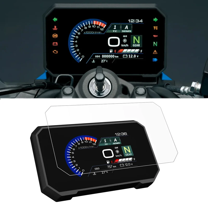 스즈키 GSX-8S GSX 8S GSX8S 에 적합, 2023 오토바이 스크래치 클러스터 스크린, 대시 보드 보호 장비 필름