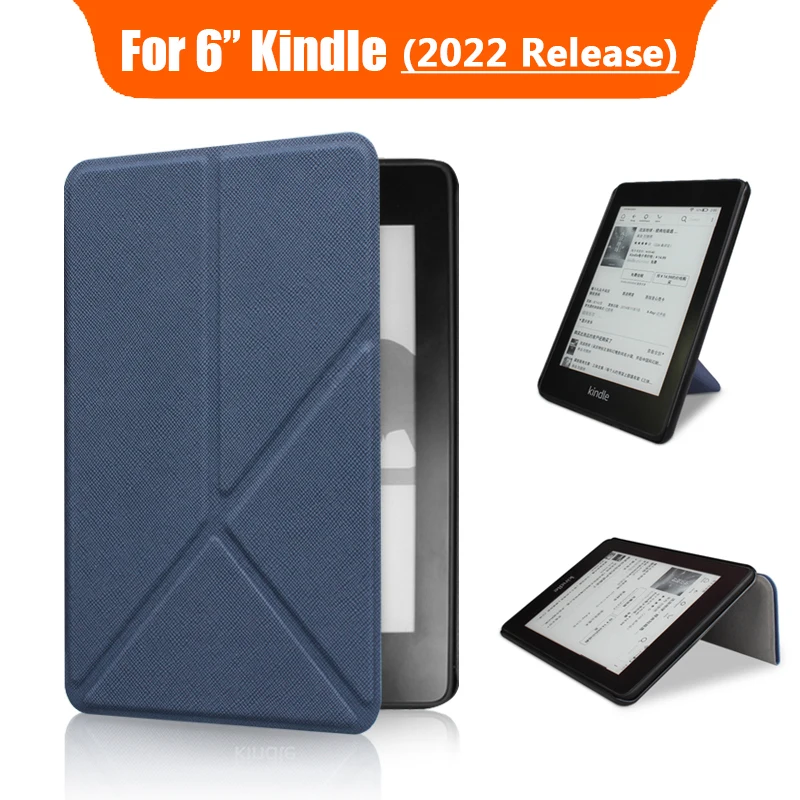 Funda de Origami para Kindle 2022 11th C2V2L3, cubierta para Kindle  Paperwhite 11th 2021 M2L3EK PQ94WIF J9G29R DP75SDI - AliExpress