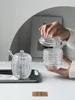 Honey Glass Jar Syrup Jam Storage Jar Storages Jar with Lid Mixing Rod Honey Jars Kitchen Storages Tools Food Storage Containers 4