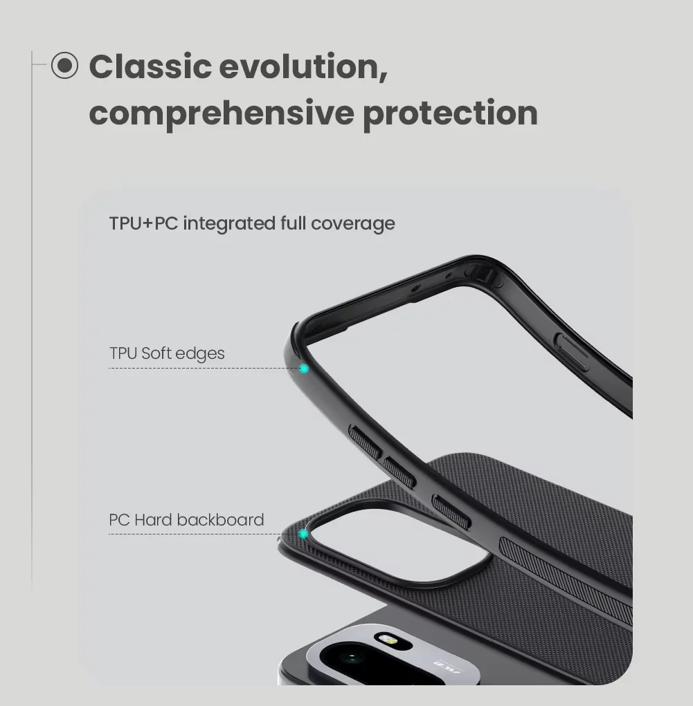 Nillkin Super Frosted Shield Pro Phone Case - Anti-Fingerprint Shockproof Back Cover
