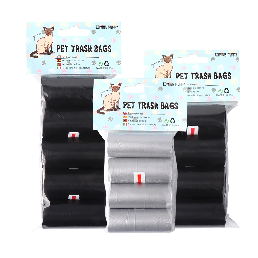 Plastic Material Dog Poop Bag Portable Pet Trash Bag Eco Friendly Plastic Pet Waste For dog poop bags pet poop bags