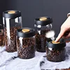 Vacuum Sealed Jar Coffee Bean Storage Bottle Kitchen Food Grain Tea Glass Jar Fresh Storage Jar Kitchen Accessories Oil jar Vase 3