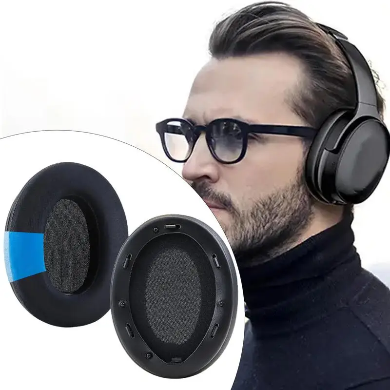 For For Sony WH-1000XM3 Ear Cushion For Headphone 1 Pair Sponge Headphone Cover Replacement Headset Earpads For Daily Commuting