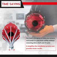 Leekooluu CV Boot Air Tool Joint Boot Расширительный инструмент Внешняя шариковая клетка Пылезащитный чехол Расширитель и зажим Плоскогубцы Набор зажимов — изображение 2