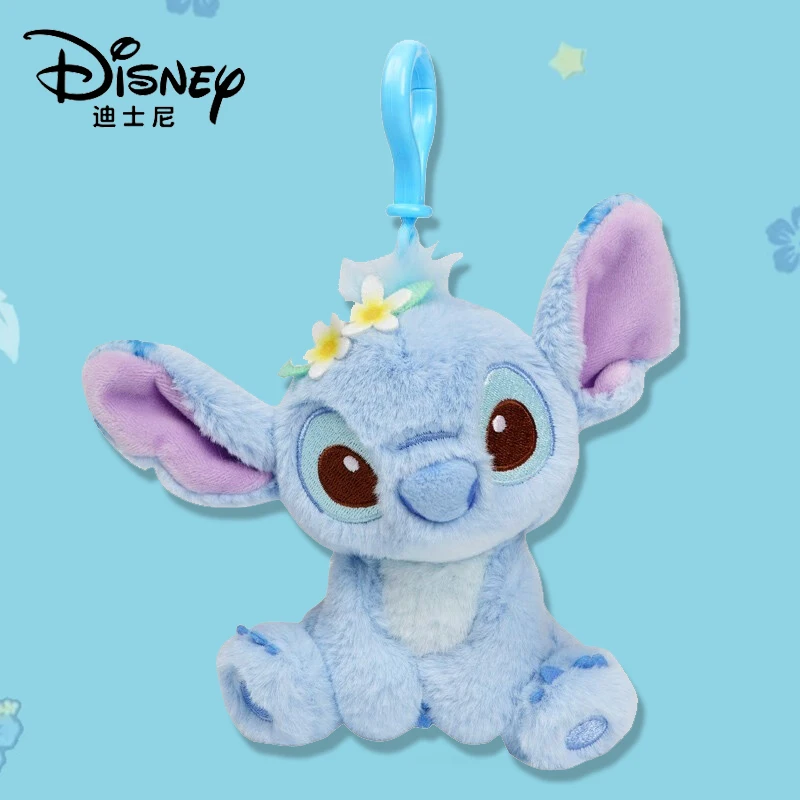 Disney Stitch Doll Keyring Disney Stitch Doll keyring Cartoon & Cute Backpack Pendant Anime Keychain Children's Toy Graduation Gift Soft And Comfortable
