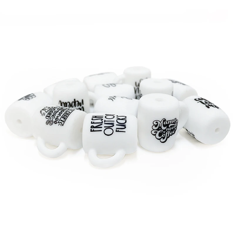 10pcs New Silicone Mini Cup DIY Toy BPA Free Food Grade for Baby Pacifier Beads Necklaces Accessories 5