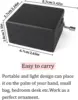 SOFTALK Bohemian Rhapsody Black Mirror Hand operated Solid Wood Music Box Birthday, Christmas, Valentine's Day Gift 4