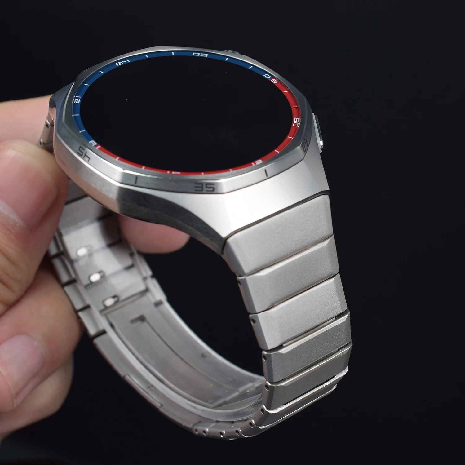 Official Titanium Luxury Band for Smartwatches - No Gaps Bracelet Strap