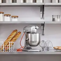 KSM8990CU 8-Quart Commercial Countertop Mixer, 10-Speed, Gear-Driven, Contour Silver 2