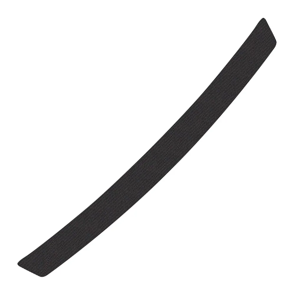 Carbon Fiber Texture Anti-Scratch Car Trunk Sill Sticker Decal Accessories