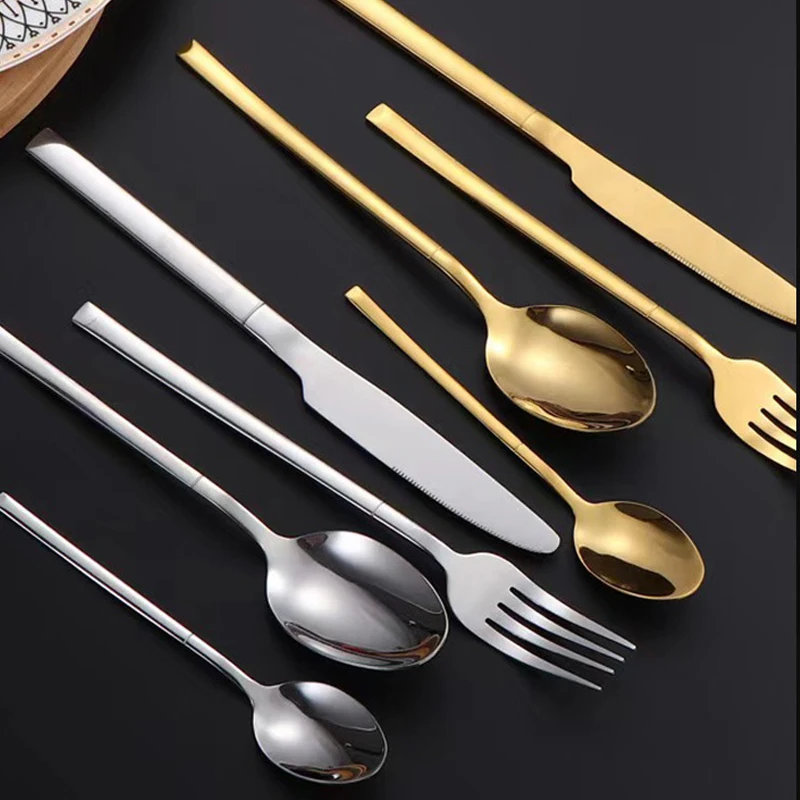 1/4/20 Pcs Stainless Steel Flatware Set, Mirror Polished Cutlery Utensil Set Include Fork Knife Spoon Set, Dishwasher Safe