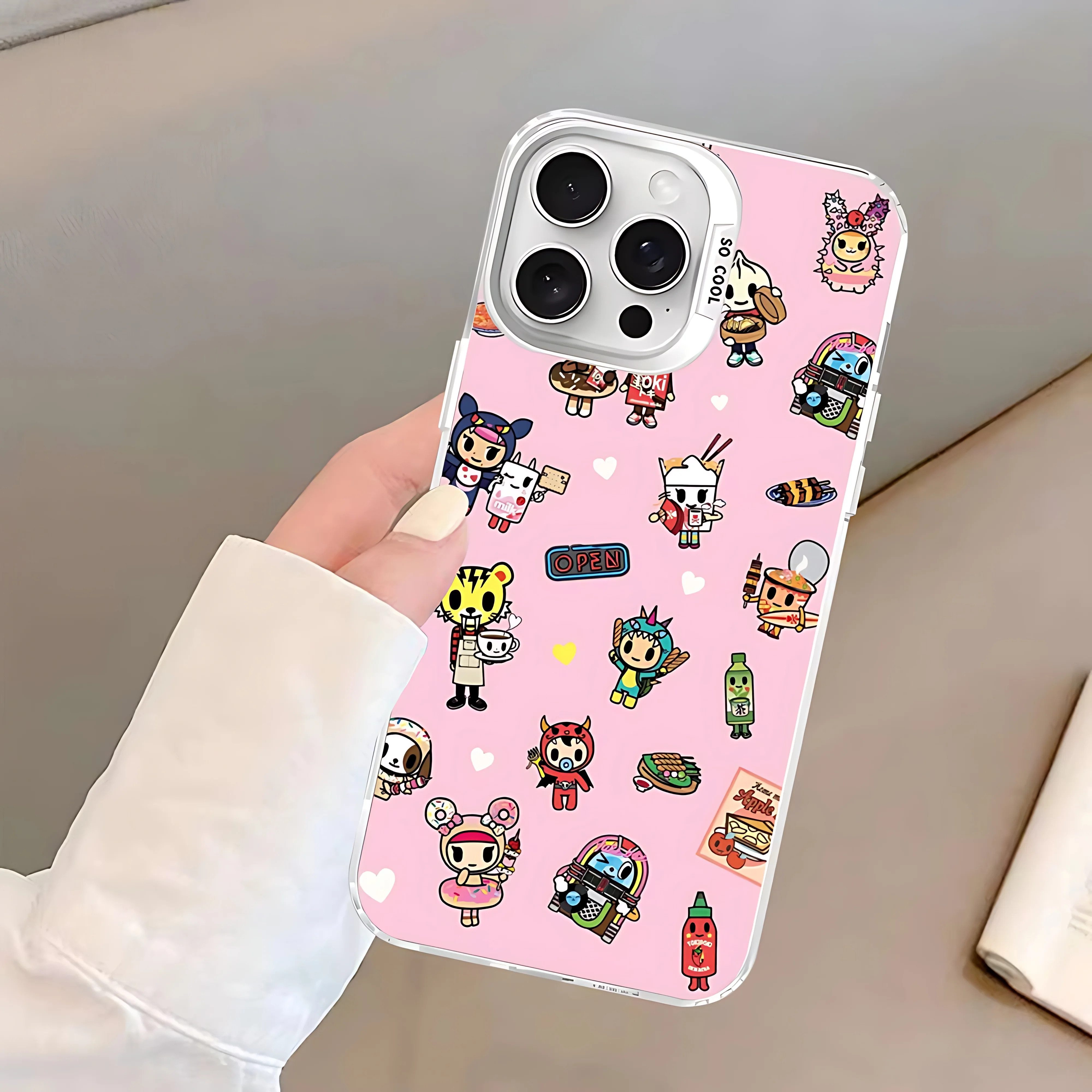 Tokidoki Anime Anti-Fall Matte Back Phone Case