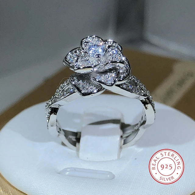 Buy quality 925 sterling one Diamond ring in Ahmedabad