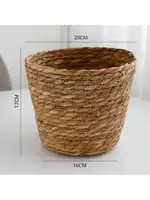 Rustic DIY Flower Arrangement Basket Grass Woven Multi-Functional Storage Basket Home Decorative Rural Style Wicker Basket 6