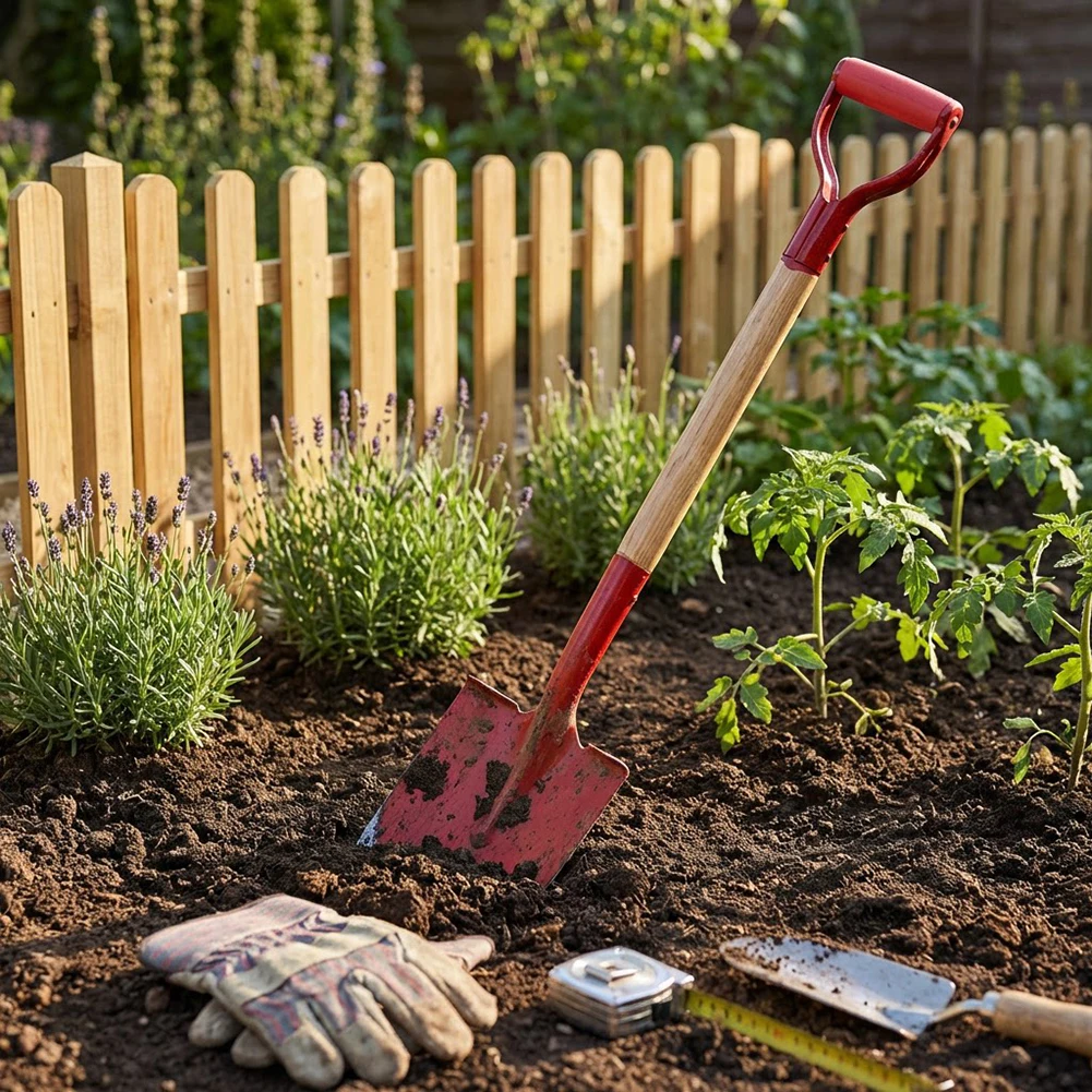 Schaufelgriffe, einfach zu montierender Schaufelgriff für die Gartenarbeit, 75 cm T-Griff, Holzschaufel-Ersatzgriff, Bauernhof-Gartenwerkzeug – Detail 5